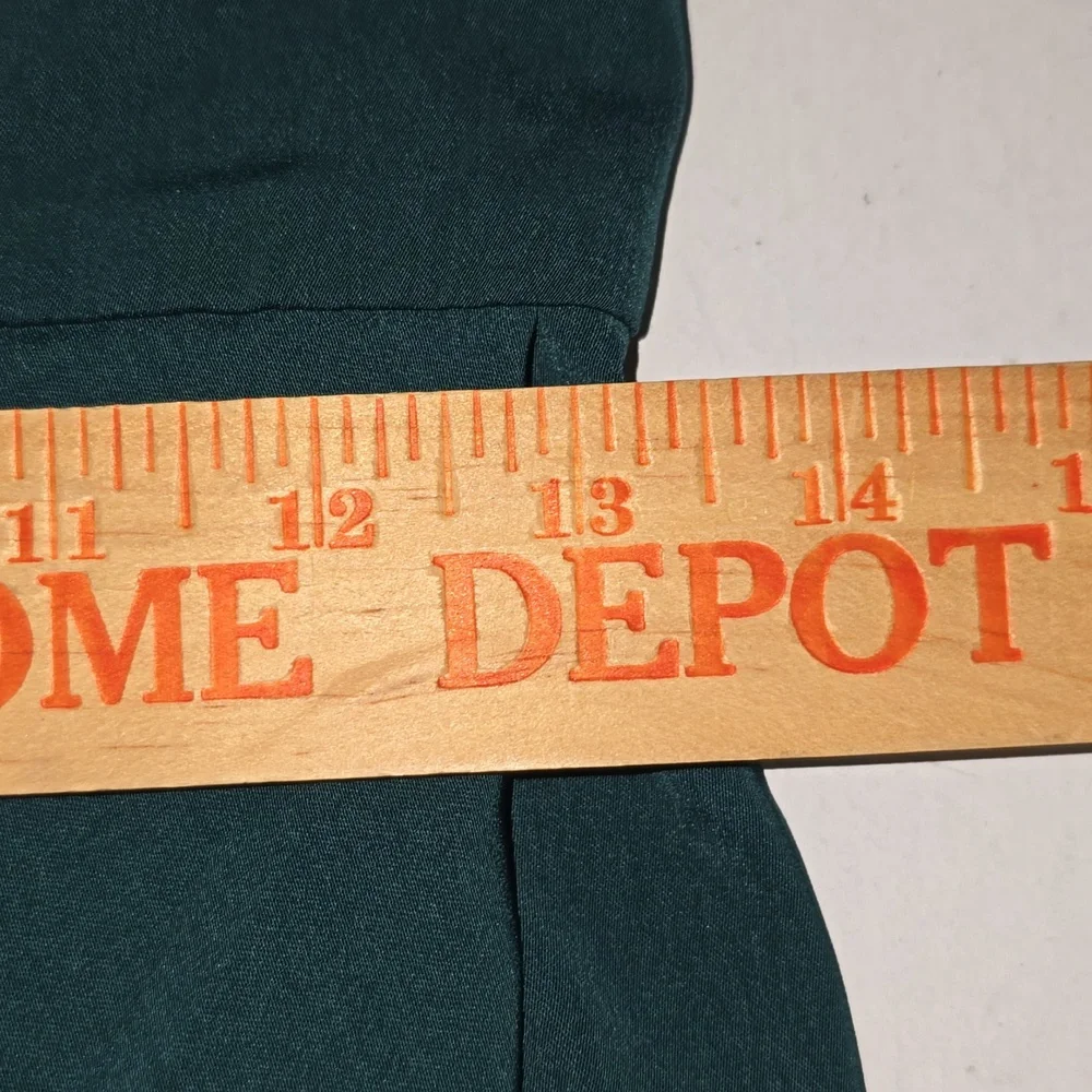 Shona Joy Core Cocktail Draped Dress Seaweed Green Womens Size 8 NWT - Picture 13 of 16